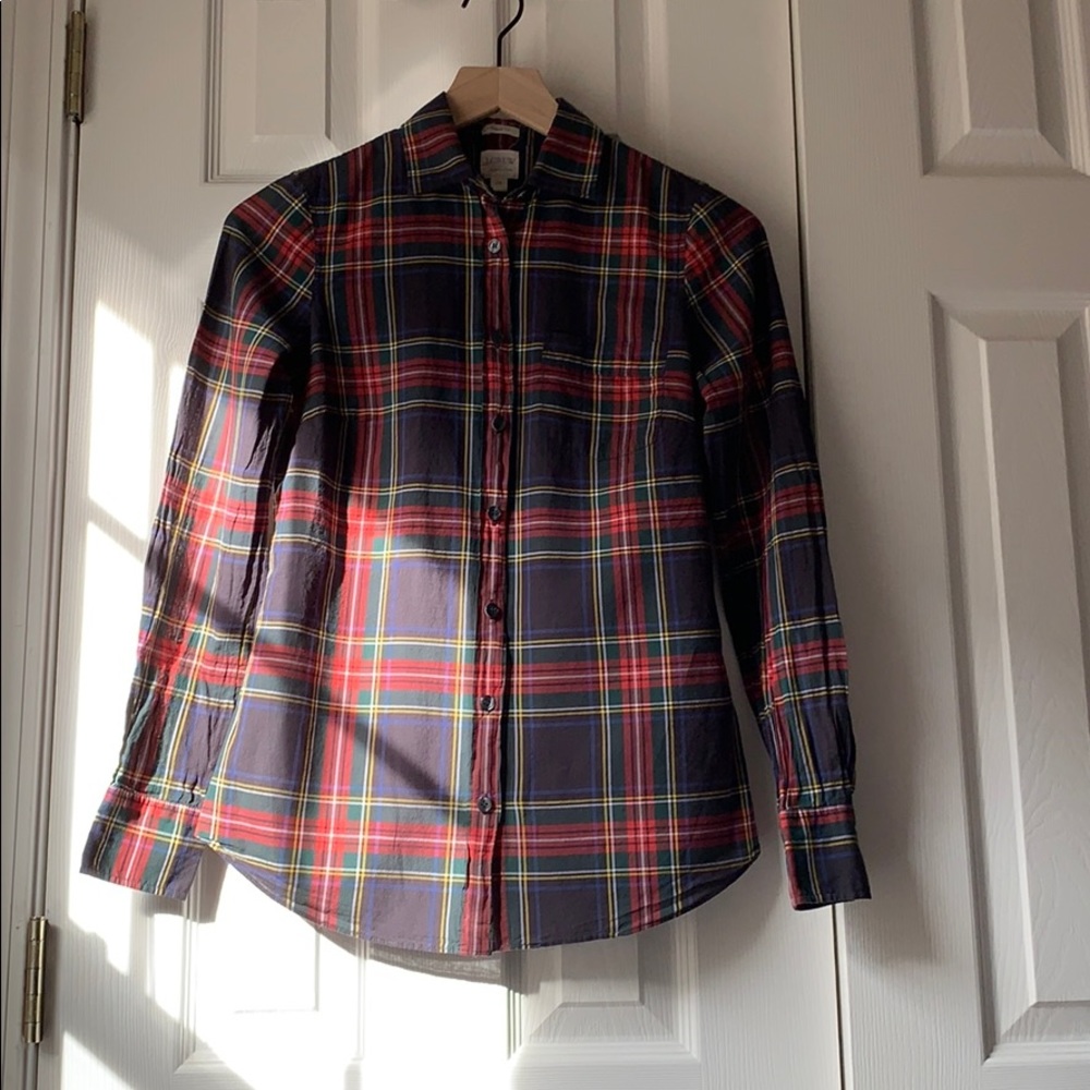 J Crew Factory Perfect Button Down Shirt